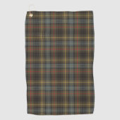Stewart Hunting Weathered Tartan Pset Pattern Golfhanddoek (Voorkant)