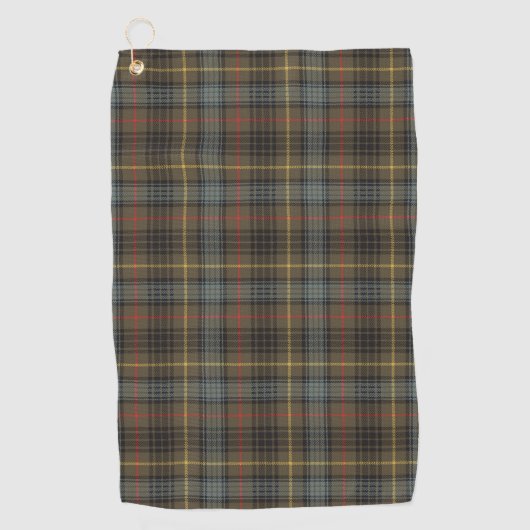 Stewart Hunting Weathered Tartan Pset Pattern Golfhanddoek (Voorkant)
