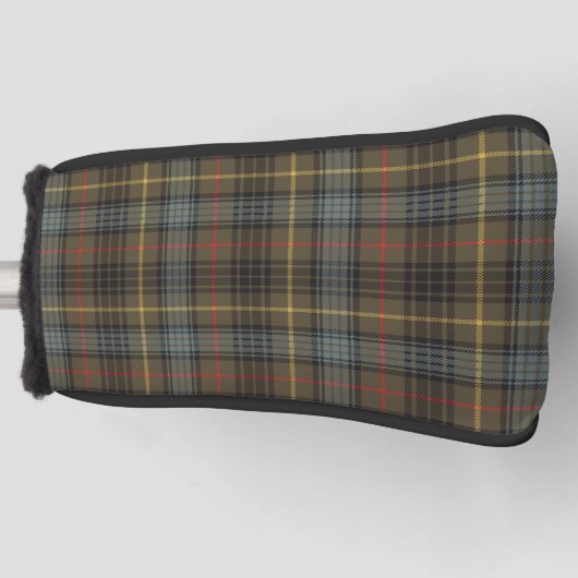 Stewart Hunting Weathered Tartan Pset Pattern Golfheadcover (Voorkant)