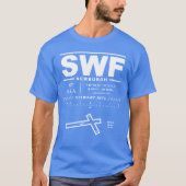 Stewart International Airport SWF Tee Shirt (Voorkant)