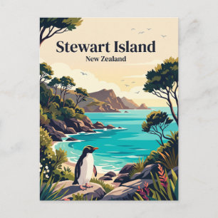 Stewart Island Nieuw-Zeeland Briefkaart