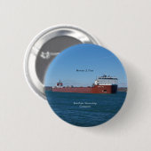Stewart J. Cort-knop Ronde Button 5,7 Cm (Voorkant /achterkant)