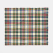 Stewart Jurk Oude Plaid Fleece Deken (Voorkant (Horizontaal))