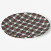 Stewart Jurk Schotse Clan Tartan Papieren Bordje (Gekanteld)