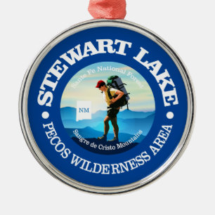 Stewart Lake (C) Metalen Ornament