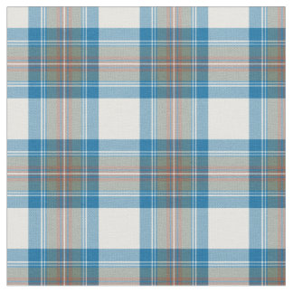 Stewart Muted Blue Tartan Stof