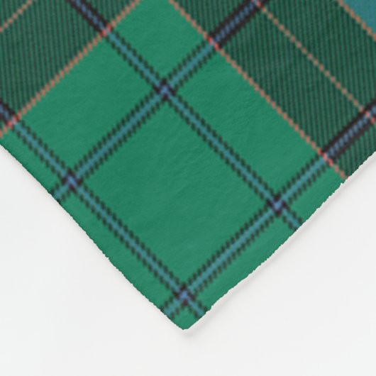 Stewart Old Ancient Clan Badge Tartan Pset Fleece Deken (Hoek)