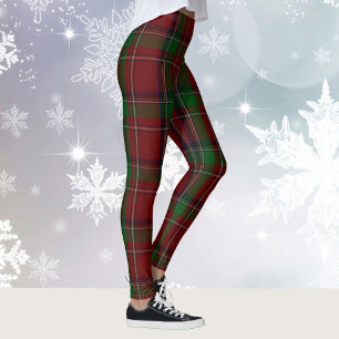 STEWART Plaid Schotse Tartan Ierse Winter Leggings
