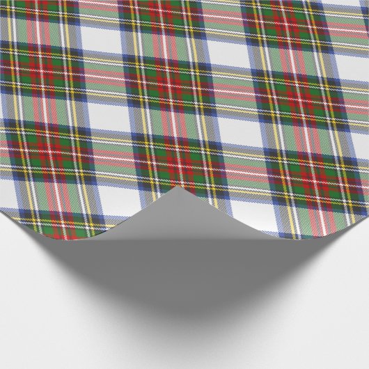 Stewart Royal Dress Pset Scottish Pattern Cadeaupapier (Hoek)