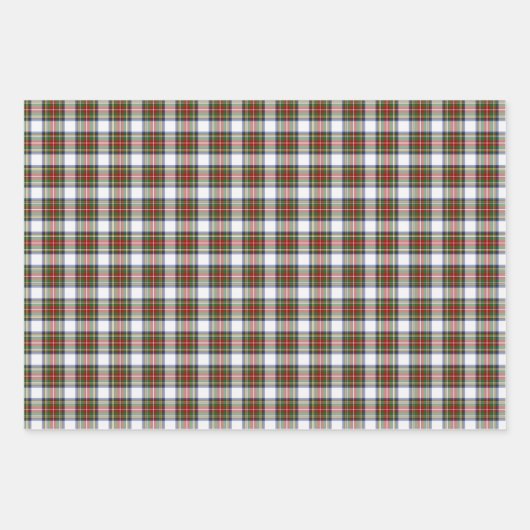 Stewart Royal Dress Pset Scottish Pattern Inpakpapier Vel (Voorkant 3)