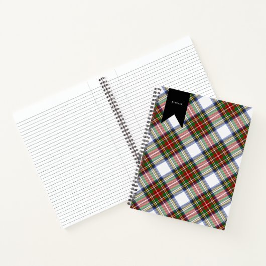 Stewart Royal Dress Pset Scottish Pattern Notitieboek (Binnen)