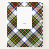 Stewart Royal Dress Pset Scottish Pattern Notitieboek (Achterkant)