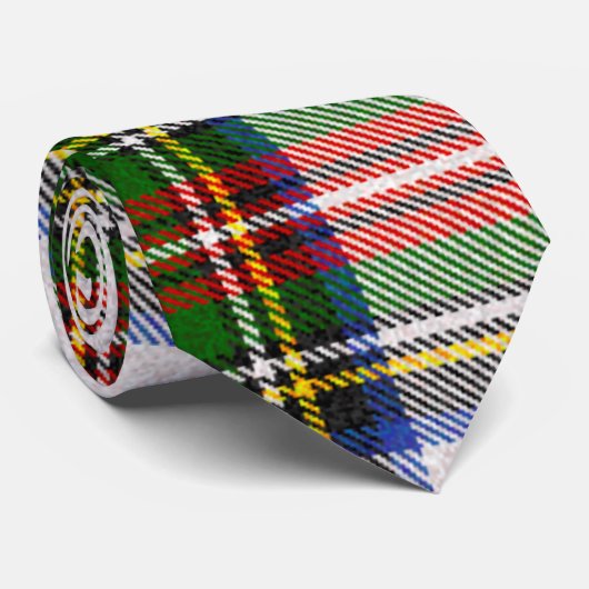 Stewart Royal Dress Pset Scottish Pattern Stropdas (Opgerold)