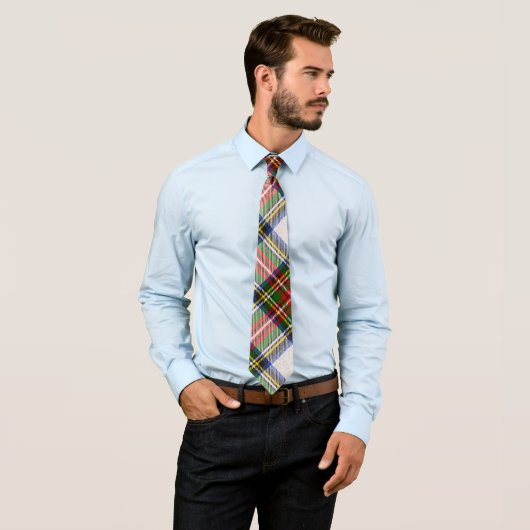 Stewart Royal Dress Pset Scottish Pattern Stropdas (In situ)