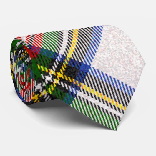 Stewart Royal Dress Pset Scottish Pattern Stropdas (Opgerold)