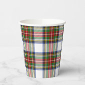 Stewart Royal Dress Scottish Pset Pattern  Papieren Bekers (Links)