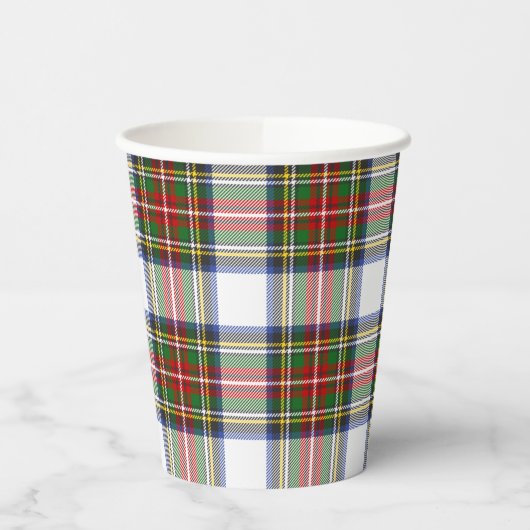 Stewart Royal Dress Scottish Pset Pattern Papieren Bekers (Links)