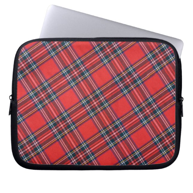 Stewart Royal Modern Tartan Laptop Hoeve Laptop Sleeve (Voorkant)