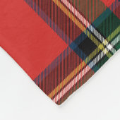 Stewart Royal Tartan. Fleece Deken (Hoek)