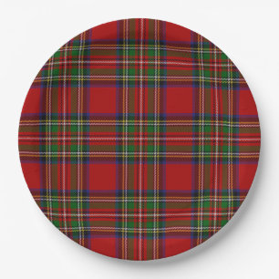 Stewart Royal Tartan Papieren Bordje