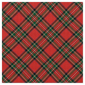Stewart Royal Tartan. Stof (Close Up)