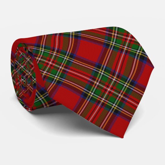 Stewart Royal Tartan Stropdas (Opgerold)