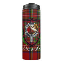 Stewart Schotse Clan Tartan & Wapen