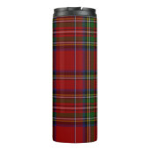Stewart Scottish Clan Tartan & Crest Thermosbeker (Achterkant)