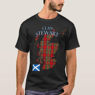 Stewart Scottish Clan Tartan Schotland T-shirt