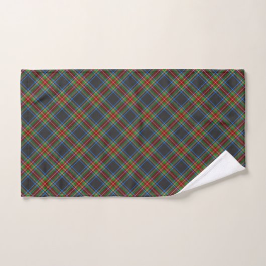 Stewart Stuart Black Clan Tartan Bad Handdoek (Handdoek)