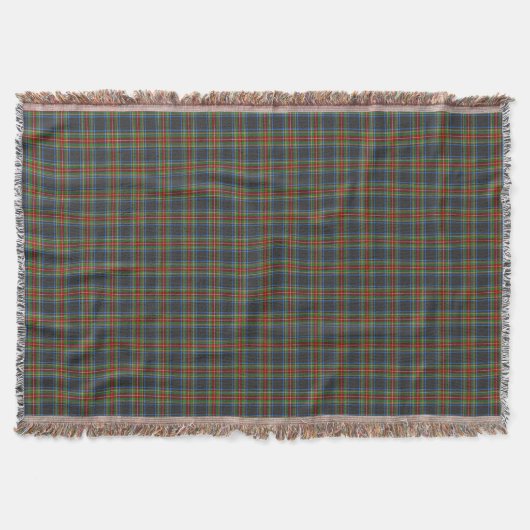 Stewart Stuart Black Clan Tartan Deken (Voorkant)