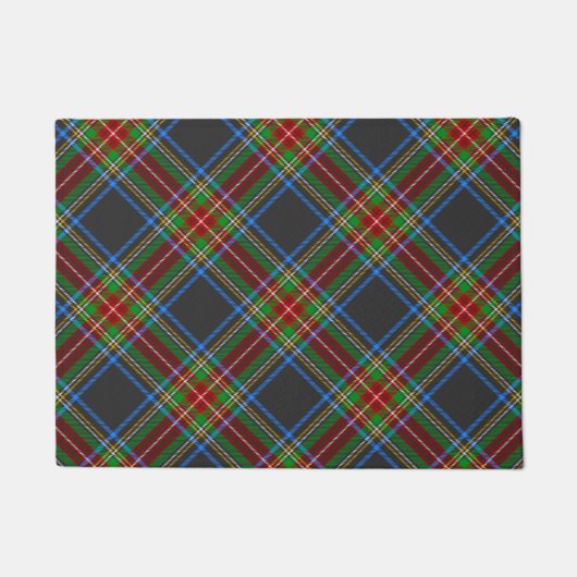 Stewart Stuart Black Clan Tartan Deurmat (Voorkant)
