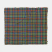 Stewart Stuart Black Clan Tartan Fleece Deken (Voorkant (Horizontaal))