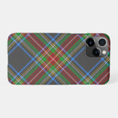 Stewart Stuart Black Clan Tartan iPhone Hoesje (Achterkant horizontaal)