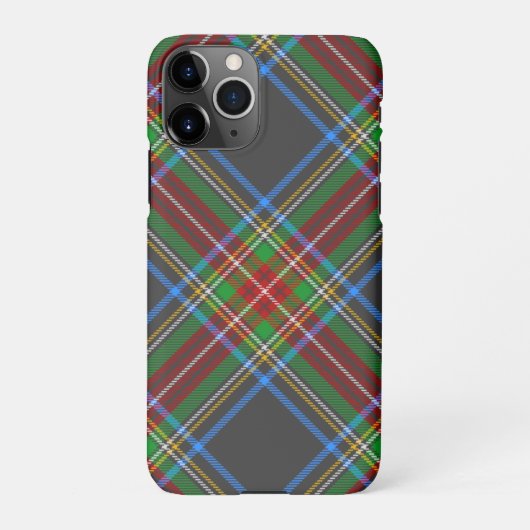 Stewart Stuart Black Clan Tartan iPhone Hoesje (Achterkant)