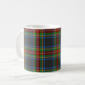 Stewart Stuart Black Clan Tartan Koffiemok (Voorkant links)