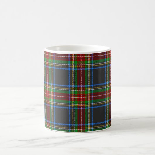 Stewart Stuart Black Clan Tartan Koffiemok (Center)
