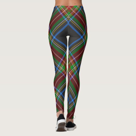 Stewart Stuart Black Clan Tartan Leggings (Achterkant)
