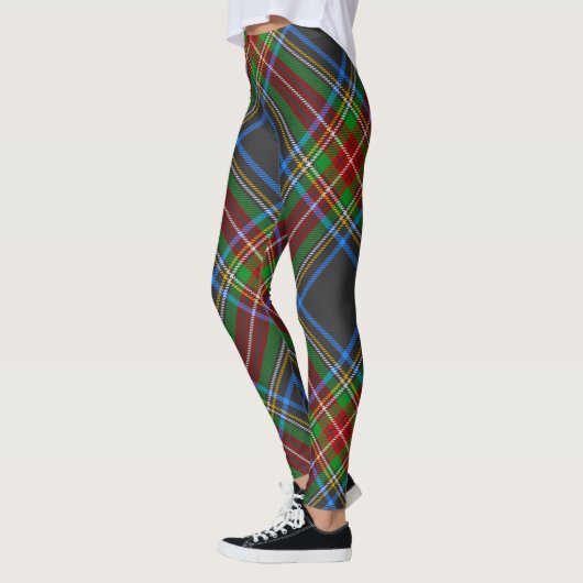 Stewart Stuart Black Clan Tartan Leggings (Links)