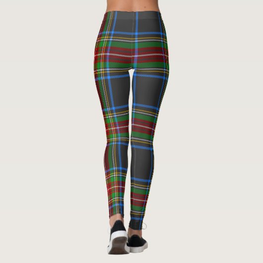 Stewart Stuart Black Clan Tartan Leggings (Achterkant)