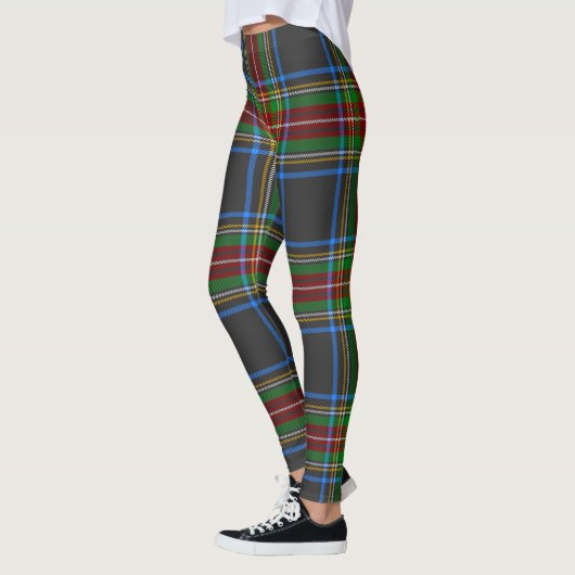 Stewart Stuart Black Clan Tartan Leggings (Links)