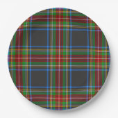 Stewart Stuart Black Clan Tartan Papieren Bordje (Voorkant)