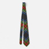 Stewart Stuart Black Clan Tartan Stropdas (Achterkant)