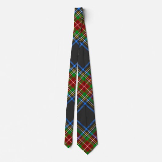 Stewart Stuart Black Clan Tartan Stropdas (Achterkant)