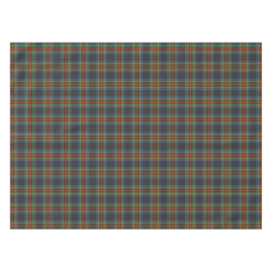 Stewart Stuart Black Clan Tartan Tafelkleed (Voorkant (Horizontaal))