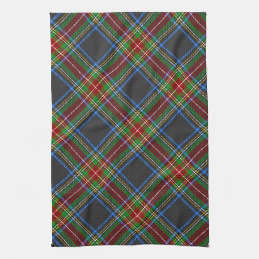 Stewart Stuart Black Clan Tartan Theedoek (Verticaal)