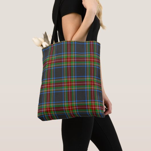 Stewart Stuart Black Clan Tartan Tote Bag (Dichtbij)