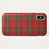 Stewart/Stuart tartan roodgroene pleister Case-Mate iPhone Case (Achterkant (horizontaal))