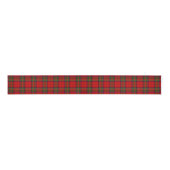 Stewart/Stuart tartan roodgroene pleister Grosgrain Lint (Voorkant)