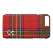 Stewart Tartan iPhone Case (Achterkant (Horizontaal))
